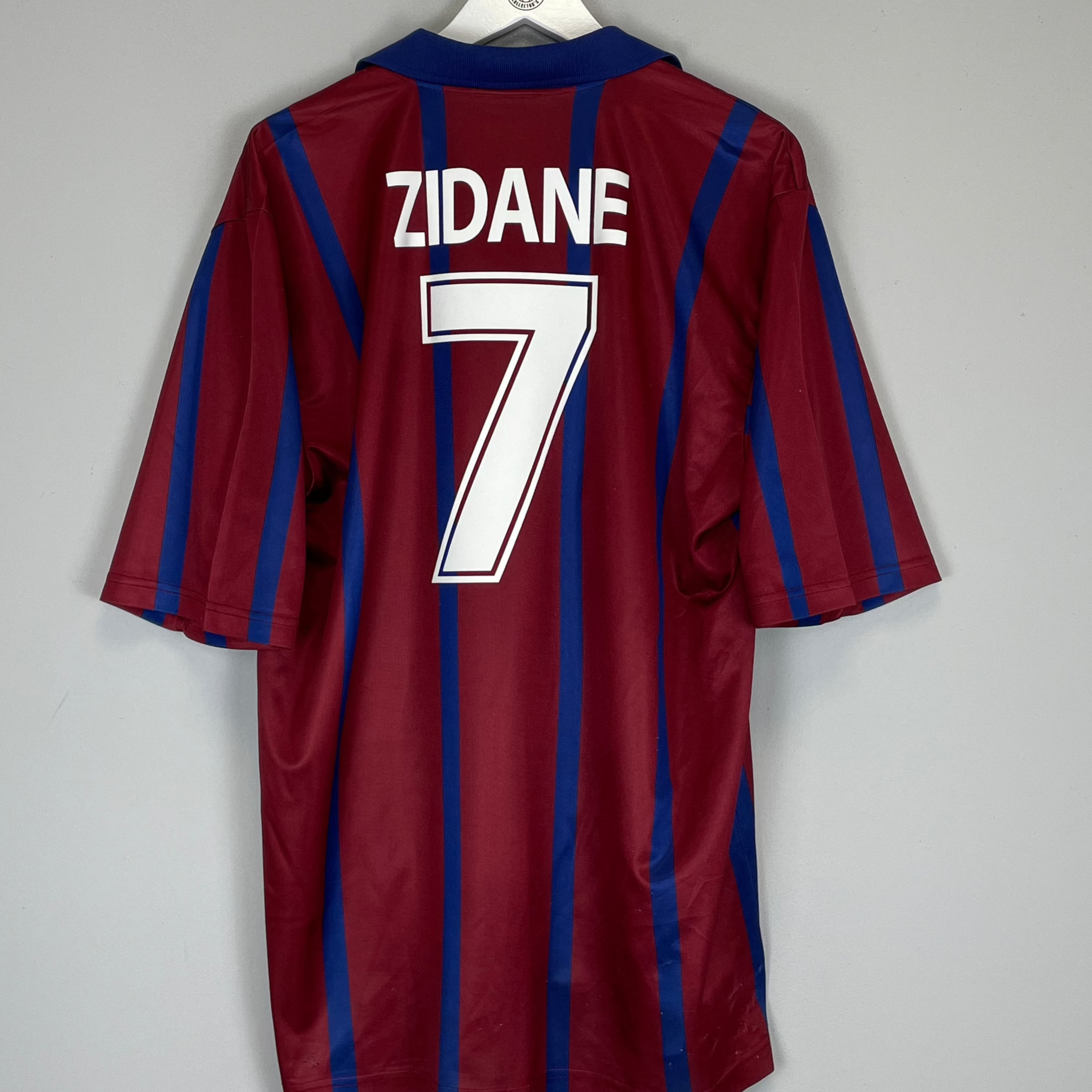 Shop 1994/95 BORDEAUX ZIDANE #7 HOME SHIRT (XL) ASICS, classic football shirts, vintage football shirts & retro soccer jerseys at Cult Kits