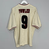1996/97 LIVERPOOL FOWLER #9 AWAY SHIRT (XL) REEBOK