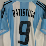 2002/04 ARGENTINA BATISTUTA #9 HOME SHIRT (L) ADIDAS
