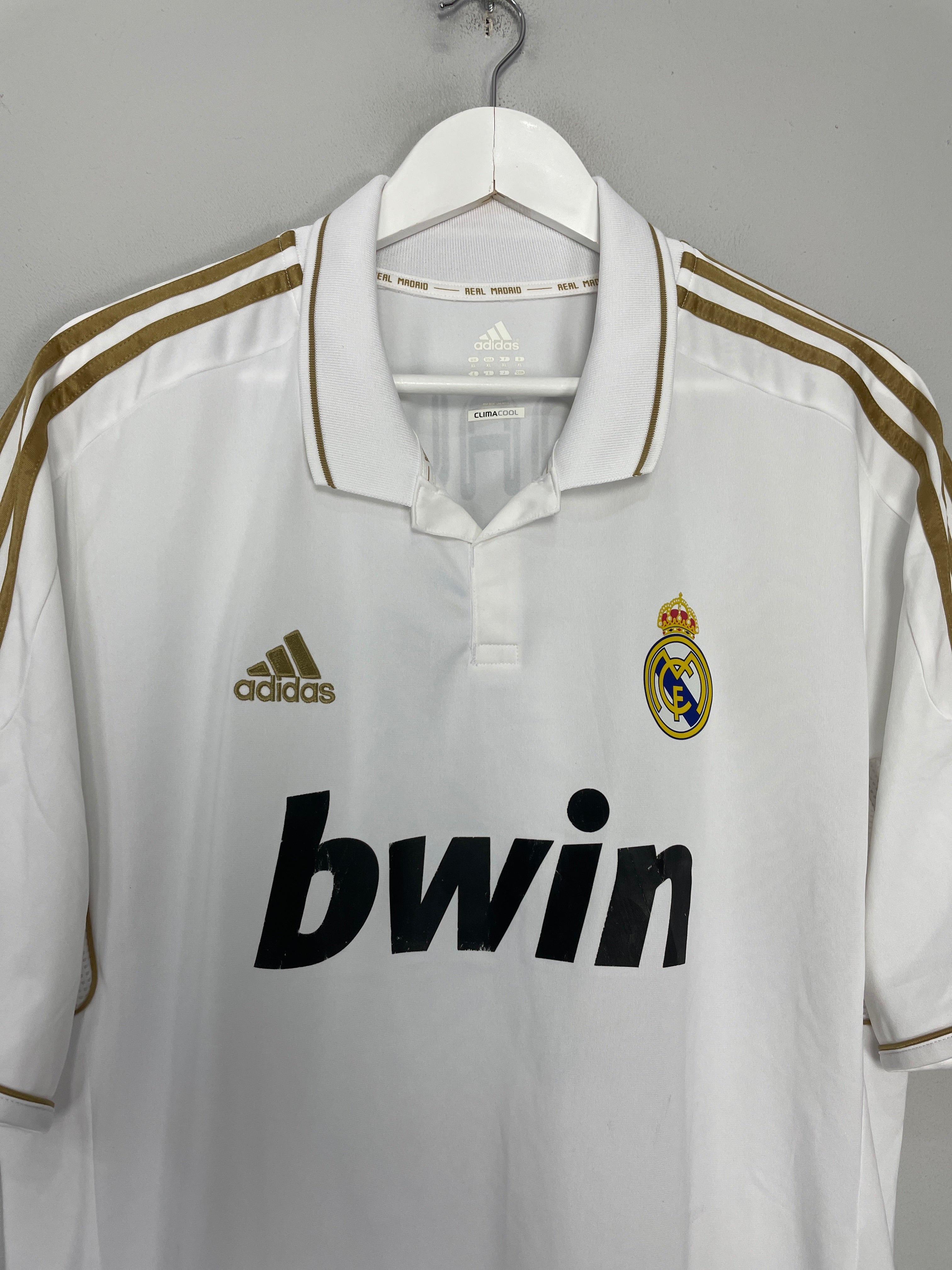 Shop 2011/12 REAL MADRID RONALDO #7 HOME SHIRT (XL) ADIDAS, classic football shirts, vintage football shirts & retro soccer jerseys at Cult Kits