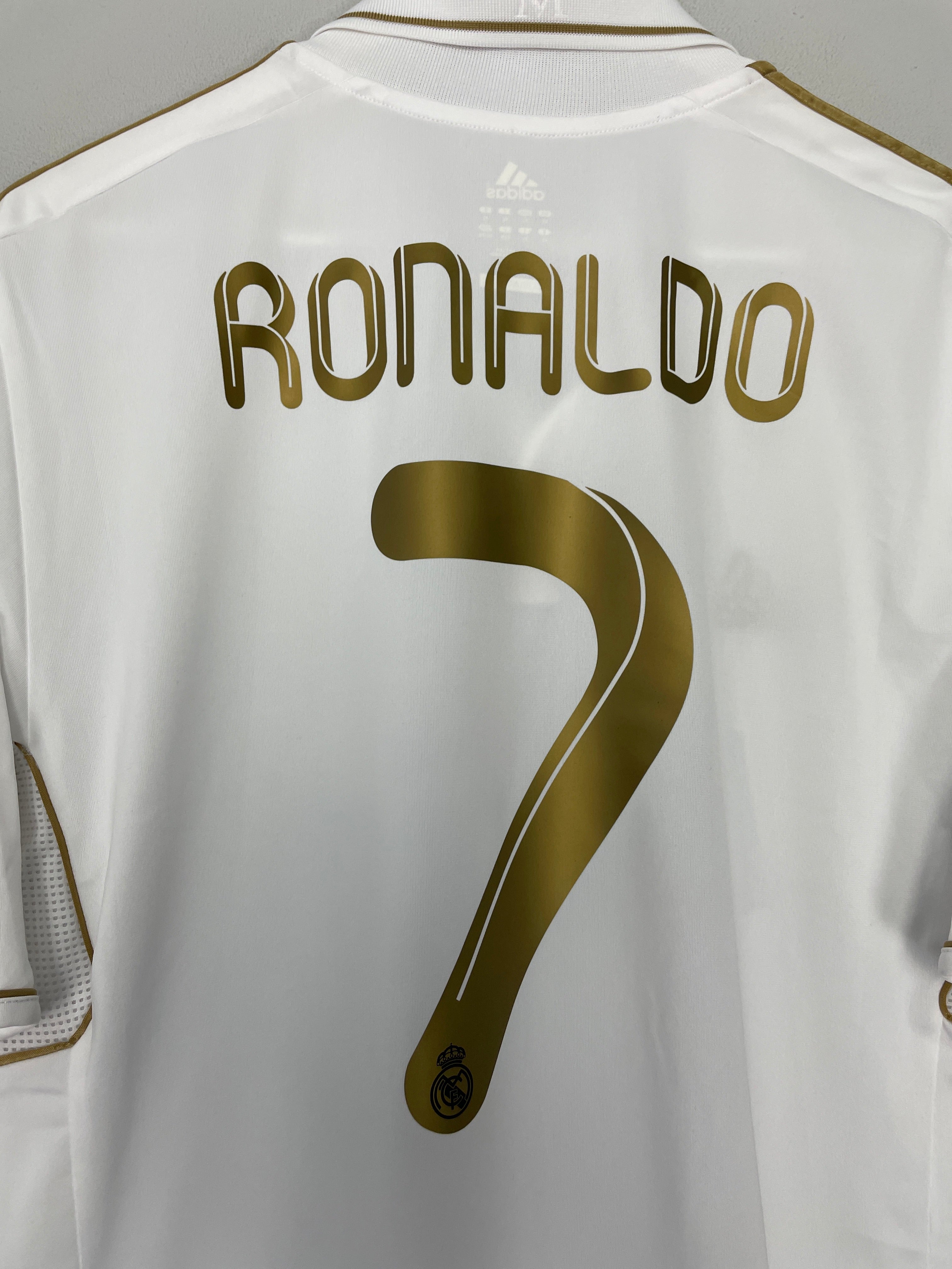 Shop 2011/12 REAL MADRID RONALDO #7 HOME SHIRT (XL) ADIDAS, classic football shirts, vintage football shirts & retro soccer jerseys at Cult Kits