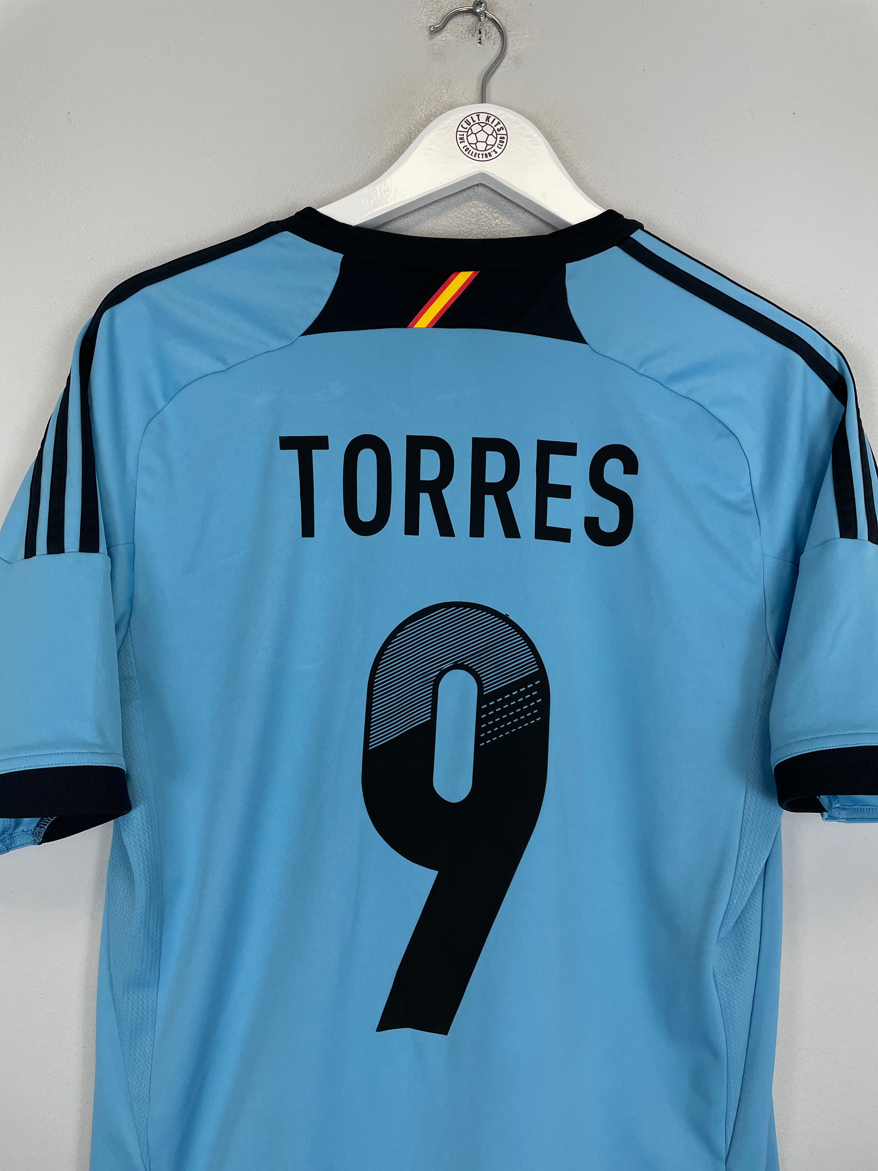 Shop 2012/13 SPAIN TORRES #9 AWAY SHIRT (M) ADIDAS, classic football shirts, vintage football shirts & retro soccer jerseys at Cult Kits