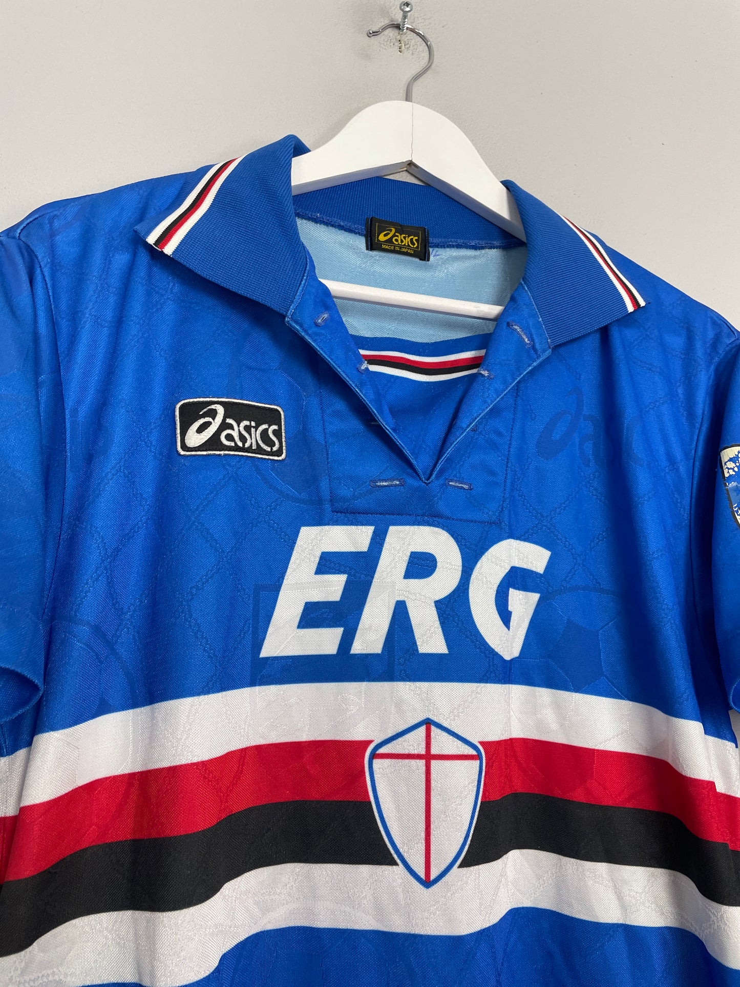 1994/95 SAMPDORIA HOME SHIRT (S) ASICS