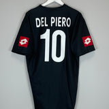 2001/02 JUVENTUS DEL PIERO #10 AWAY SHIRT (XXL) LOTTO