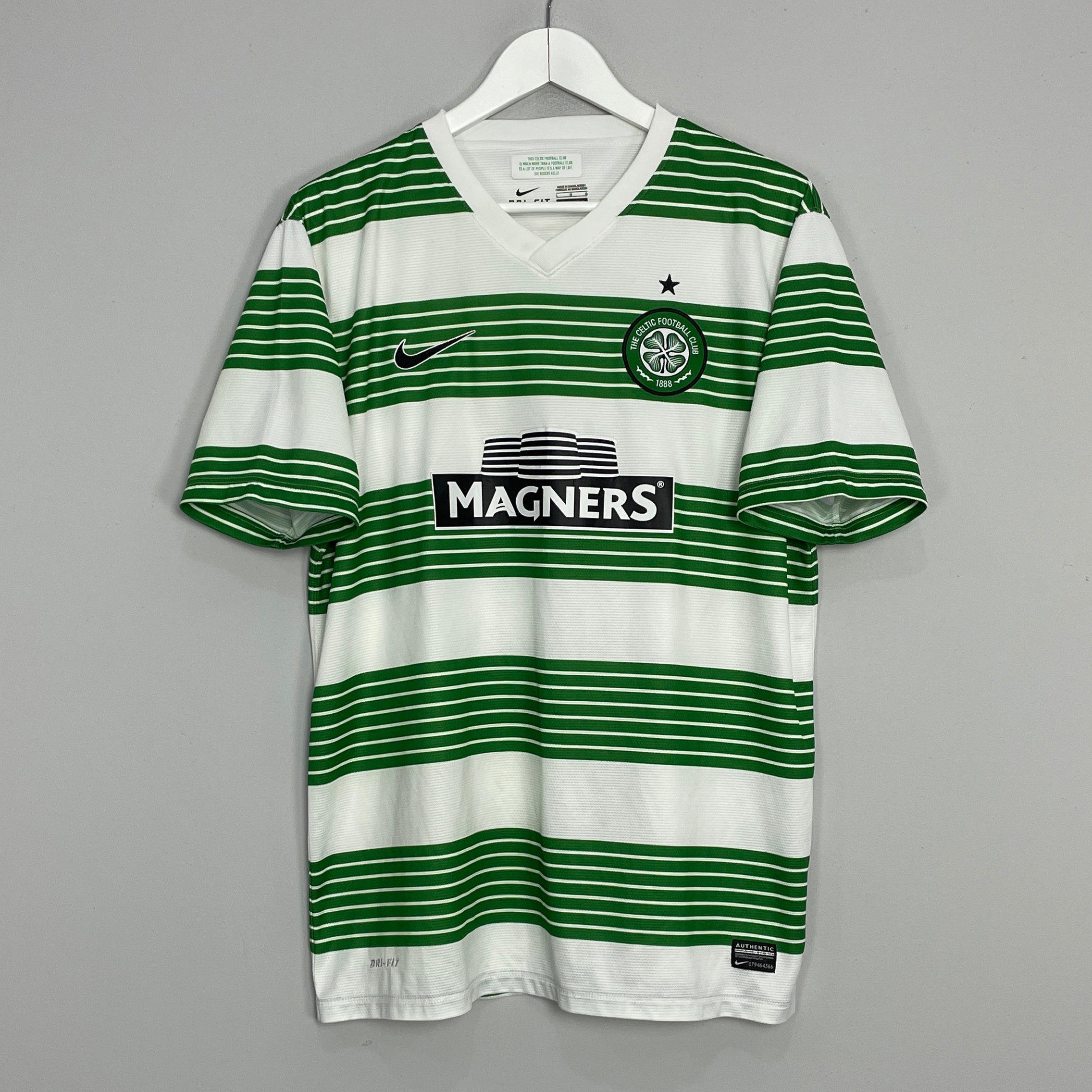 Shop 2014/15 CELTIC HOME SHIRT (L) NIKE, classic football shirts, vintage football shirts & retro soccer jerseys at Cult Kits