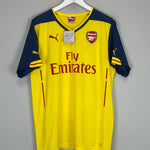 Shop 2014/15 ARSENAL CAZORLA #19 *BNWT* AWAY SHIRT (L) PUMA, classic football shirts, vintage football shirts & retro soccer jerseys at Cult Kits