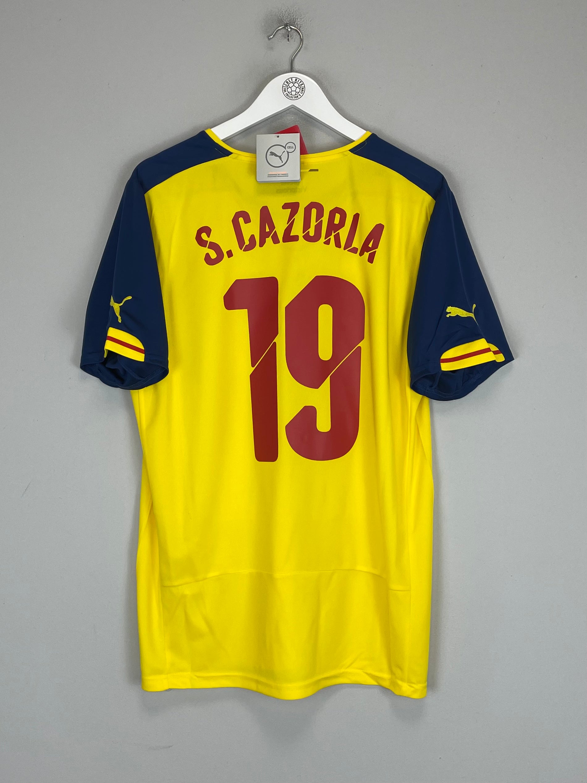 Shop 2014/15 ARSENAL CAZORLA #19 *BNWT* AWAY SHIRT (L) PUMA, classic football shirts, vintage football shirts & retro soccer jerseys at Cult Kits