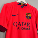 Shop 2014/15 BARCELONA MESSI #10 *BNWT* AWAY SHIRT (S) NIKE, classic football shirts, vintage football shirts & retro soccer jerseys at Cult Kits
