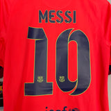 Shop 2014/15 BARCELONA MESSI #10 *BNWT* AWAY SHIRT (S) NIKE, classic football shirts, vintage football shirts & retro soccer jerseys at Cult Kits