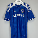 Shop 2011/12 CHELSEA DROGBA #11 HOME SHIRT (M) ADIDAS, classic football shirts, vintage football shirts & retro soccer jerseys at Cult Kits