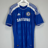 Shop 2011/12 CHELSEA DROGBA #11 HOME SHIRT (M) ADIDAS, classic football shirts, vintage football shirts & retro soccer jerseys at Cult Kits