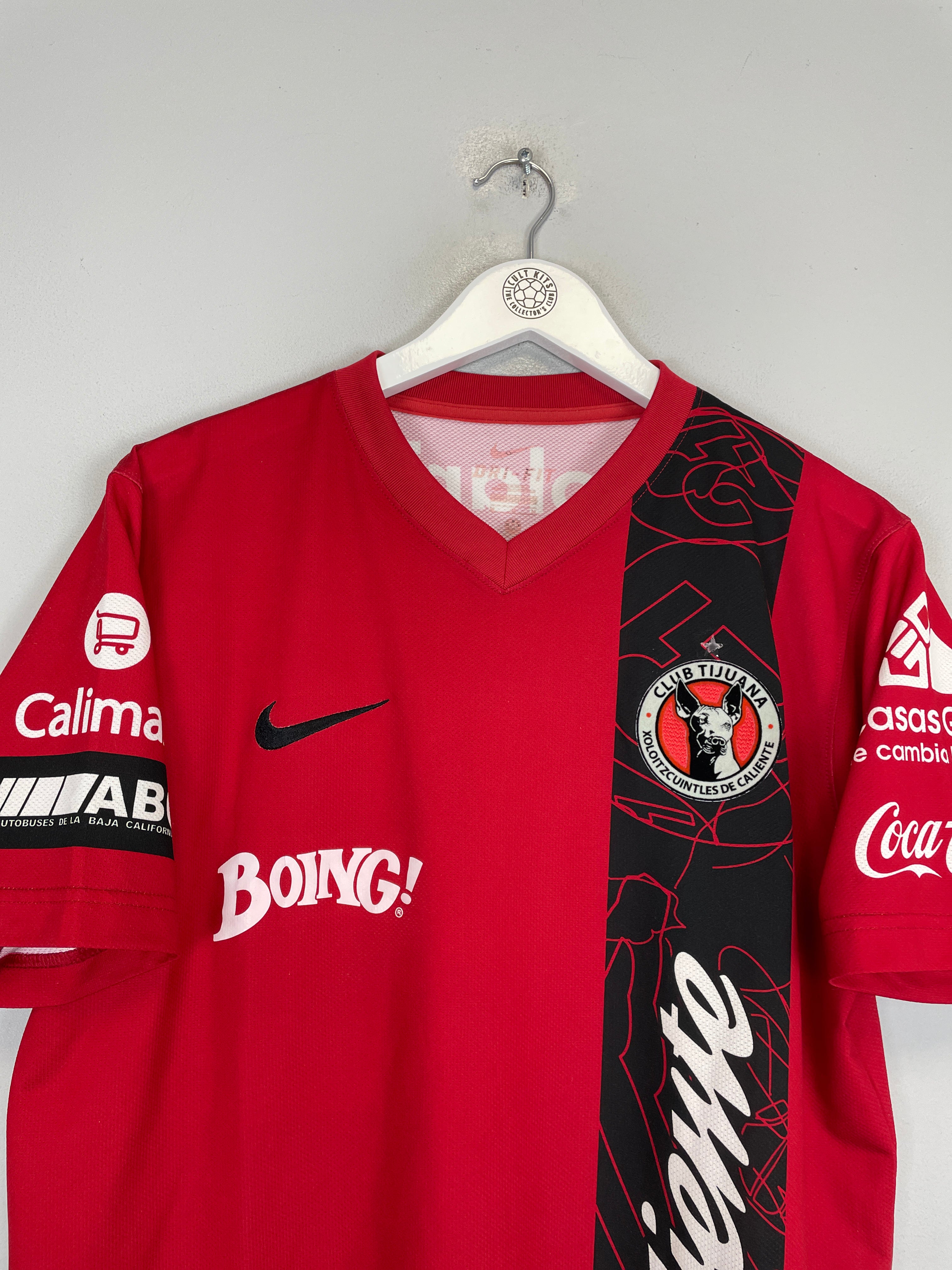 Shop 2013/14 CLUB TIJUANA HOME SHIRT (M) NIKE, classic football shirts, vintage football shirts & retro soccer jerseys at Cult Kits