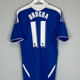Shop 2011/12 CHELSEA DROGBA #11 HOME SHIRT (M) ADIDAS, classic football shirts, vintage football shirts & retro soccer jerseys at Cult Kits