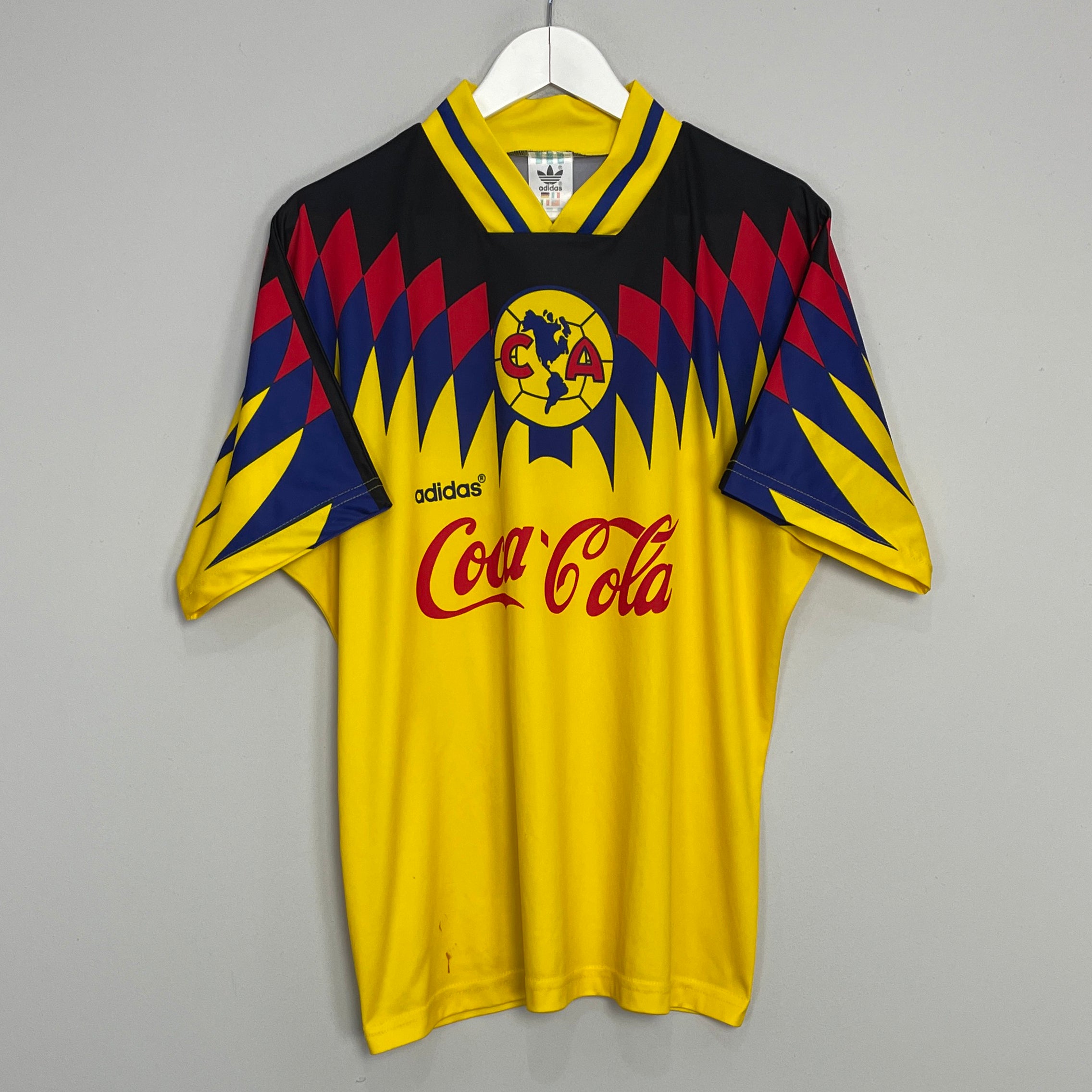 Shop 1994/96 CLUB AMERICA HOME SHIRT (L) ADIDAS, classic football shirts, vintage football shirts & retro soccer jerseys at Cult Kits