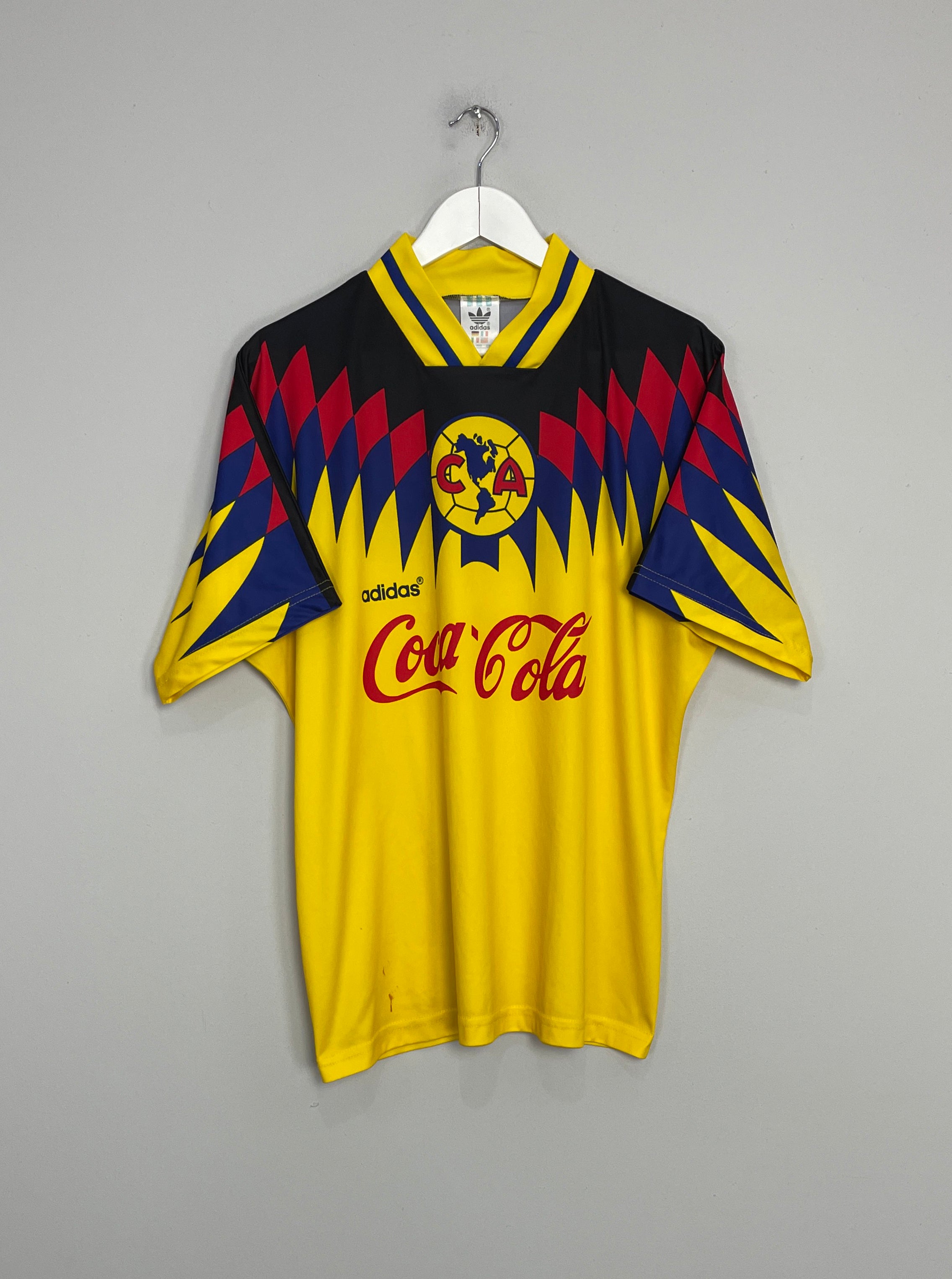 Shop 1994/96 CLUB AMERICA HOME SHIRT (L) ADIDAS, classic football shirts, vintage football shirts & retro soccer jerseys at Cult Kits
