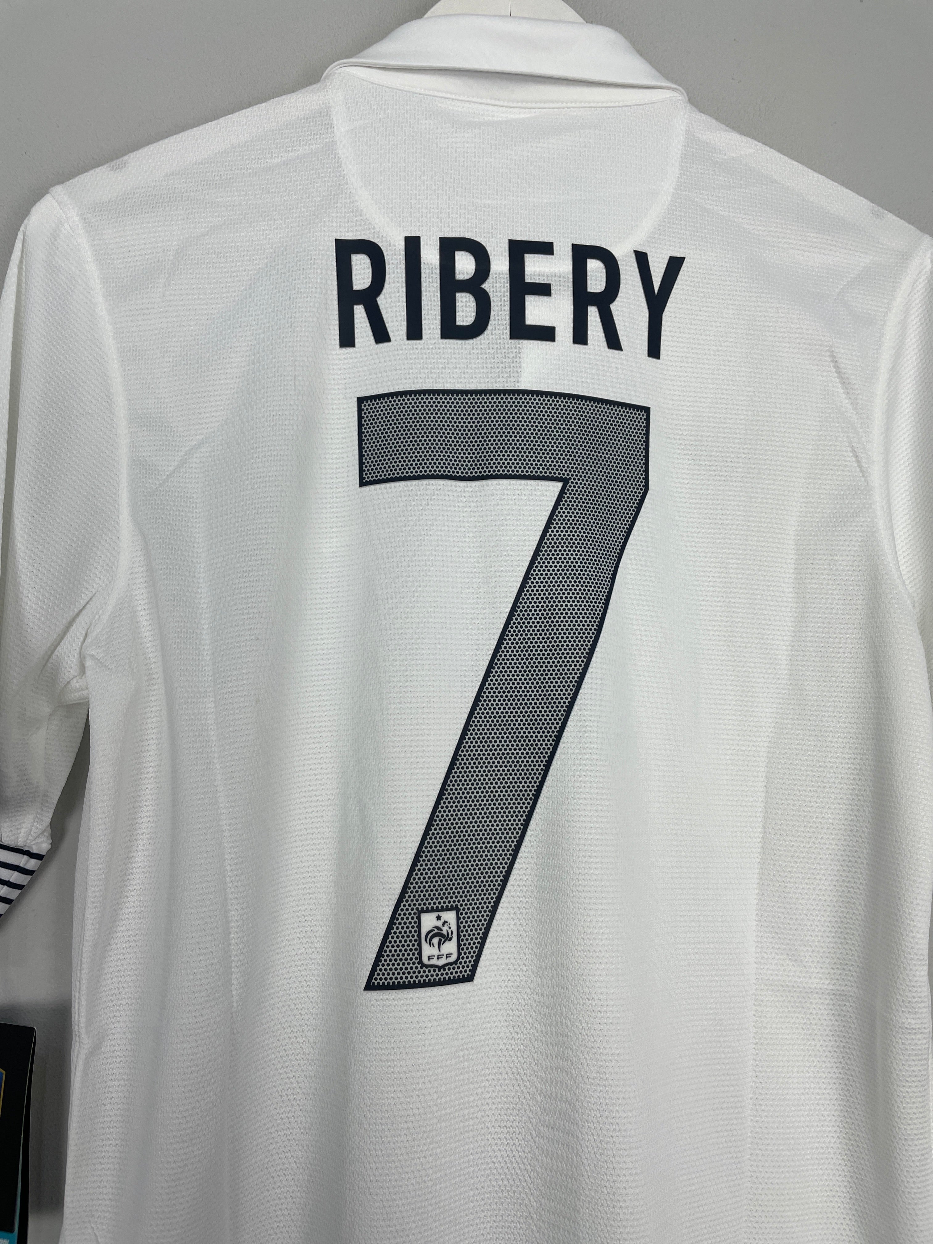 Shop 2012/13 FRANCE RIBERY #7 *BNWT* AWAY SHIRT (S) NIKE, classic football shirts, vintage football shirts & retro soccer jerseys at Cult Kits