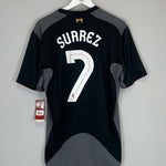 Shop 2012/13 LIVERPOOL SUAREZ #7 *BNWT* AWAY SHIRT (L) WARRIOR, classic football shirts, vintage football shirts & retro soccer jerseys at Cult Kits