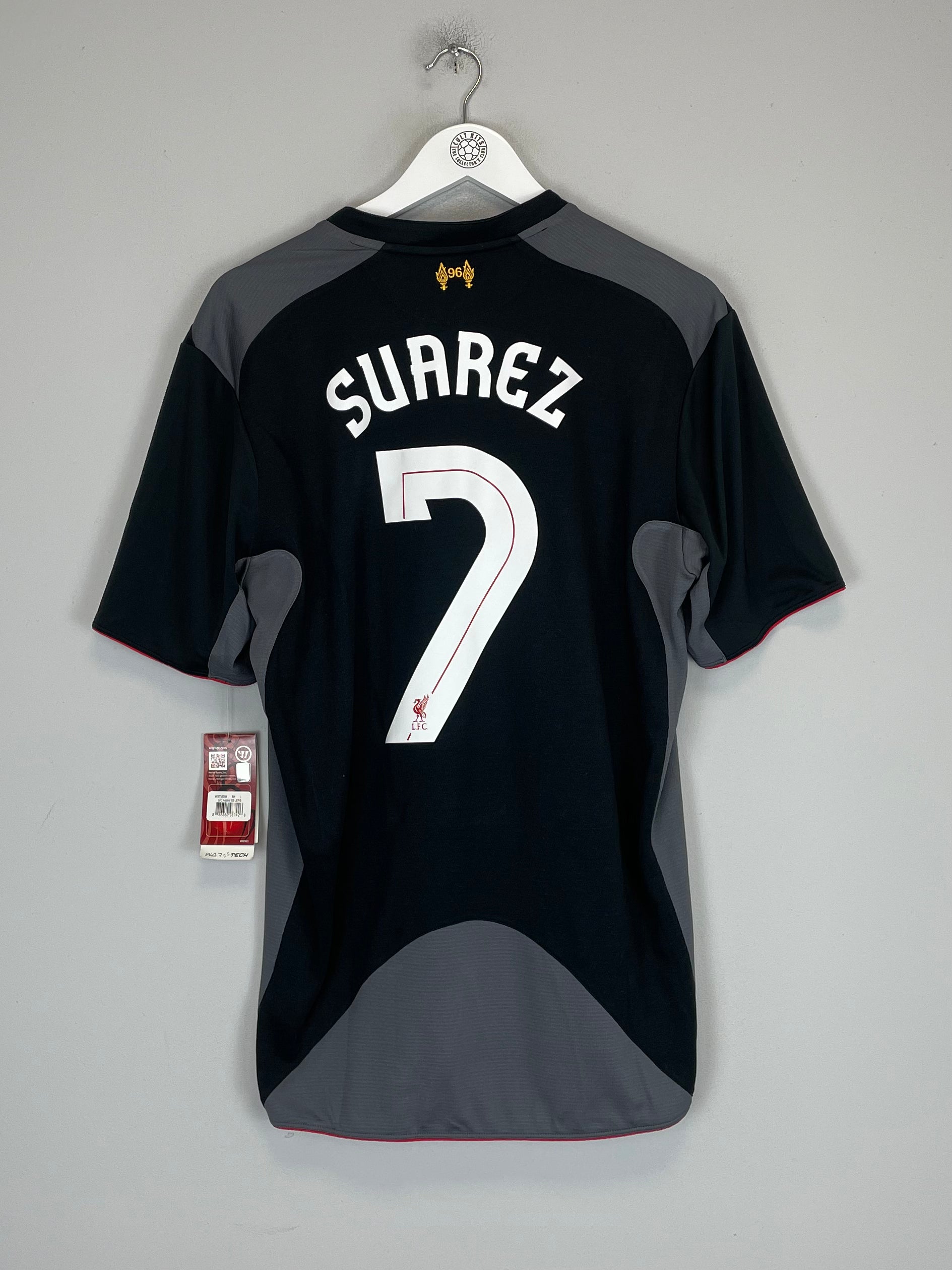 Shop 2012/13 LIVERPOOL SUAREZ #7 *BNWT* AWAY SHIRT (L) WARRIOR, classic football shirts, vintage football shirts & retro soccer jerseys at Cult Kits
