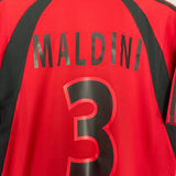 Shop 2001/02 AC MILAN MALDINI #3 THIRD SHIRT (M) ADIDAS, classic football shirts, vintage football shirts & retro soccer jerseys at Cult Kits