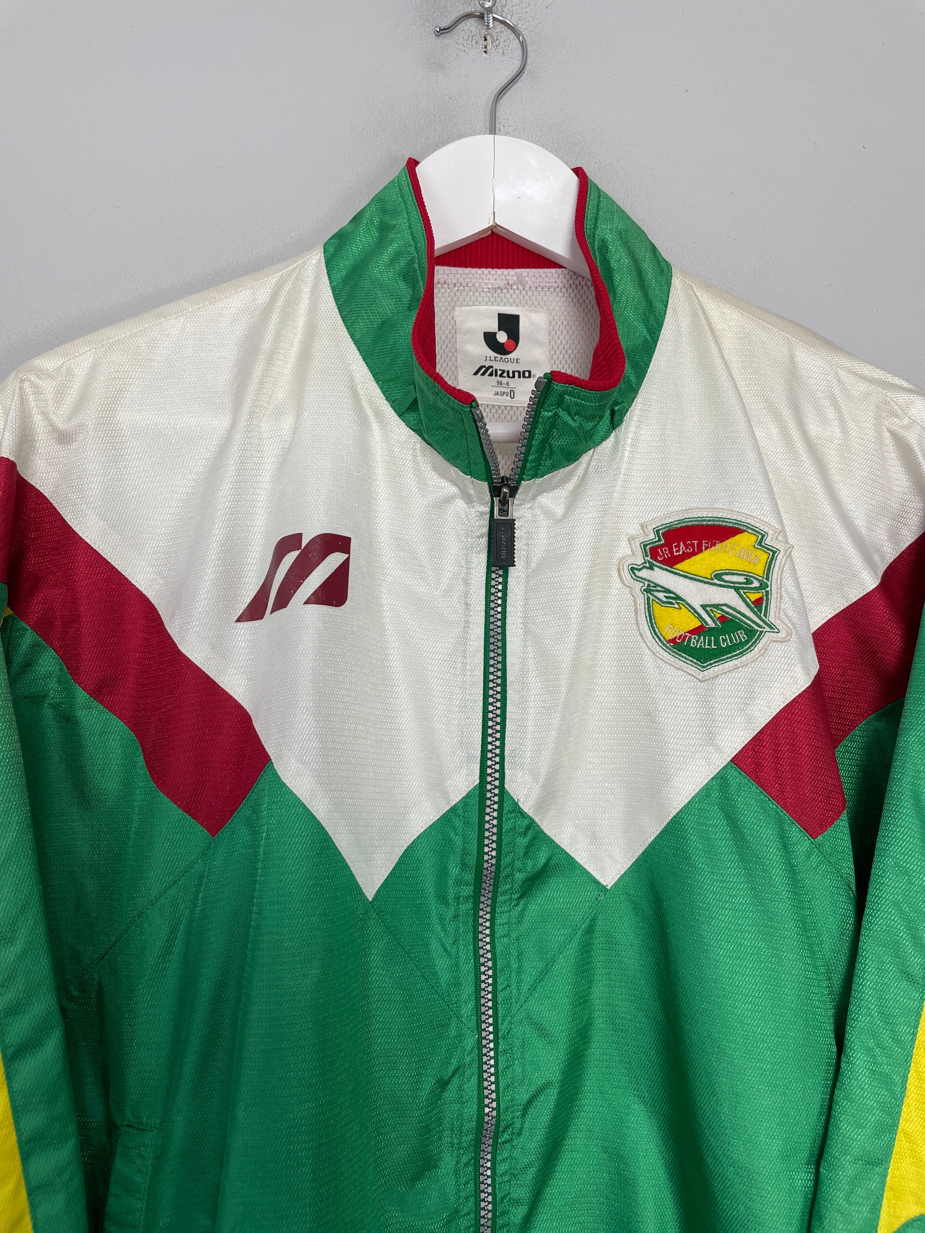 Shop 1994/96 JEF UNITED TRACK JACKET (L) MIZUNO, classic football shirts, vintage football shirts & retro soccer jerseys at Cult Kits