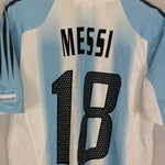 Shop 2004/05 ARGENTINA MESSI #19 HOME SHIRT (M) ADIDAS, classic football shirts, vintage football shirts & retro soccer jerseys at Cult Kits