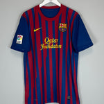 Shop 2011/12 BARCELONA PUYOL #5 HOME SHIRT (L) NIKE, classic football shirts, vintage football shirts & retro soccer jerseys at Cult Kits