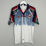 Shop 1997/98 NORWAY AWAY SHIRT (M) UMBRO, classic football shirts, vintage football shirts & retro soccer jerseys at Cult Kits