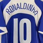 Shop 2004/06 BRAZIL RONALDINHO #10 AWAY SHIRT (L) NIKE, classic football shirts, vintage football shirts & retro soccer jerseys at Cult Kits
