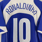 Shop 2004/06 BRAZIL RONALDINHO #10 AWAY SHIRT (L) NIKE, classic football shirts, vintage football shirts & retro soccer jerseys at Cult Kits
