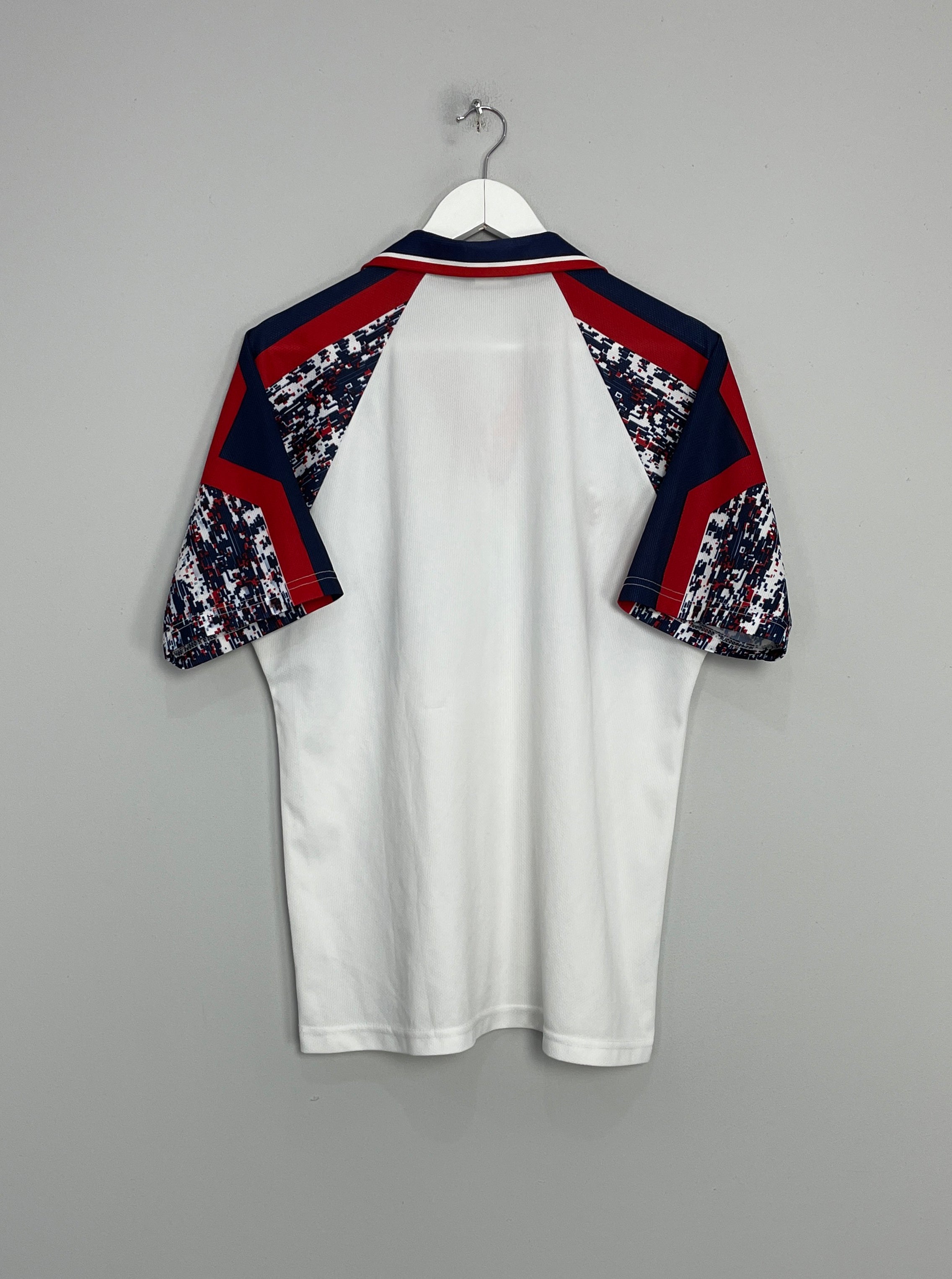 Shop 1997/98 NORWAY AWAY SHIRT (M) UMBRO, classic football shirts, vintage football shirts & retro soccer jerseys at Cult Kits