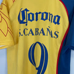 Shop 2007/08 CLUB AMERICA S.CABANAS #9 *PLAYER ISSUE* HOME SHIRT (L) NIKE, classic football shirts, vintage football shirts & retro soccer jerseys at Cult Kits