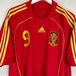 Shop 2008/10 SPAIN TORRES #9 HOME SHIRT (XL) ADIDAS, classic football shirts, vintage football shirts & retro soccer jerseys at Cult Kits