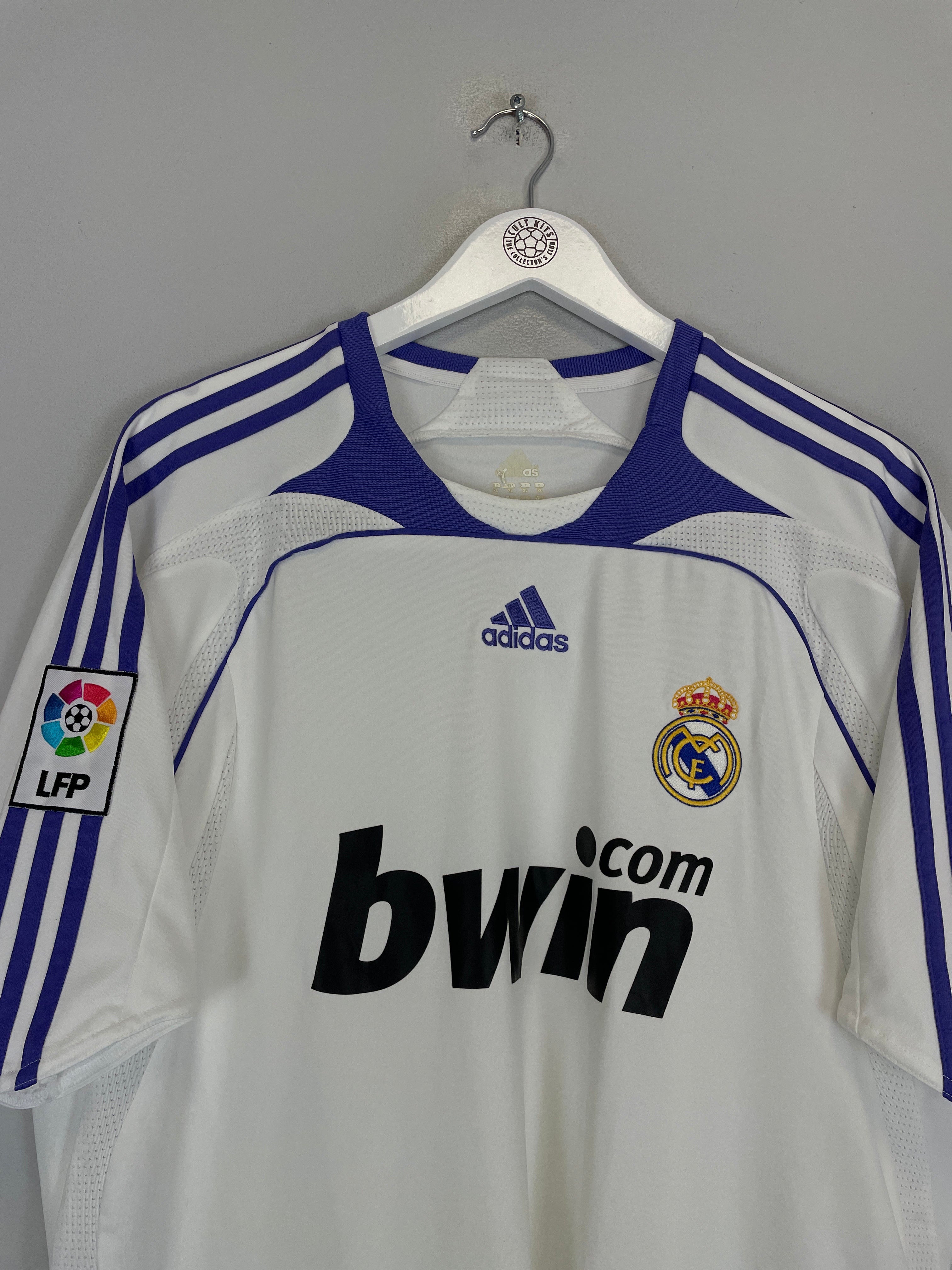 Shop 2007/08 REAL MADRID PEPE #3 HOME SHIRT (XL) ADIDAS, classic football shirts, vintage football shirts & retro soccer jerseys at Cult Kits