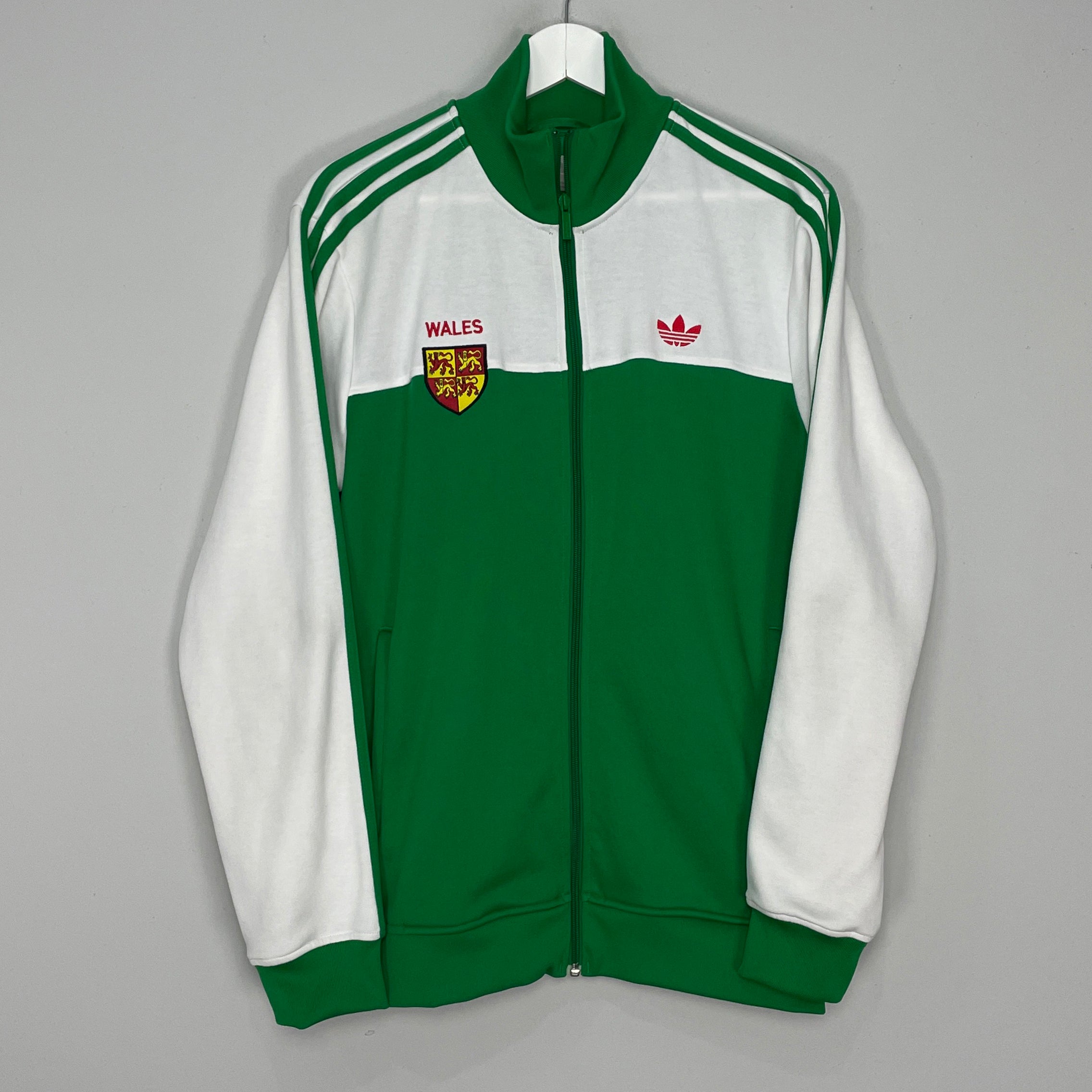 Shop 2008 WALES ADIDAS ORIGINALS TRACK JACKET (M), classic football shirts, vintage football shirts & retro soccer jerseys at Cult Kits