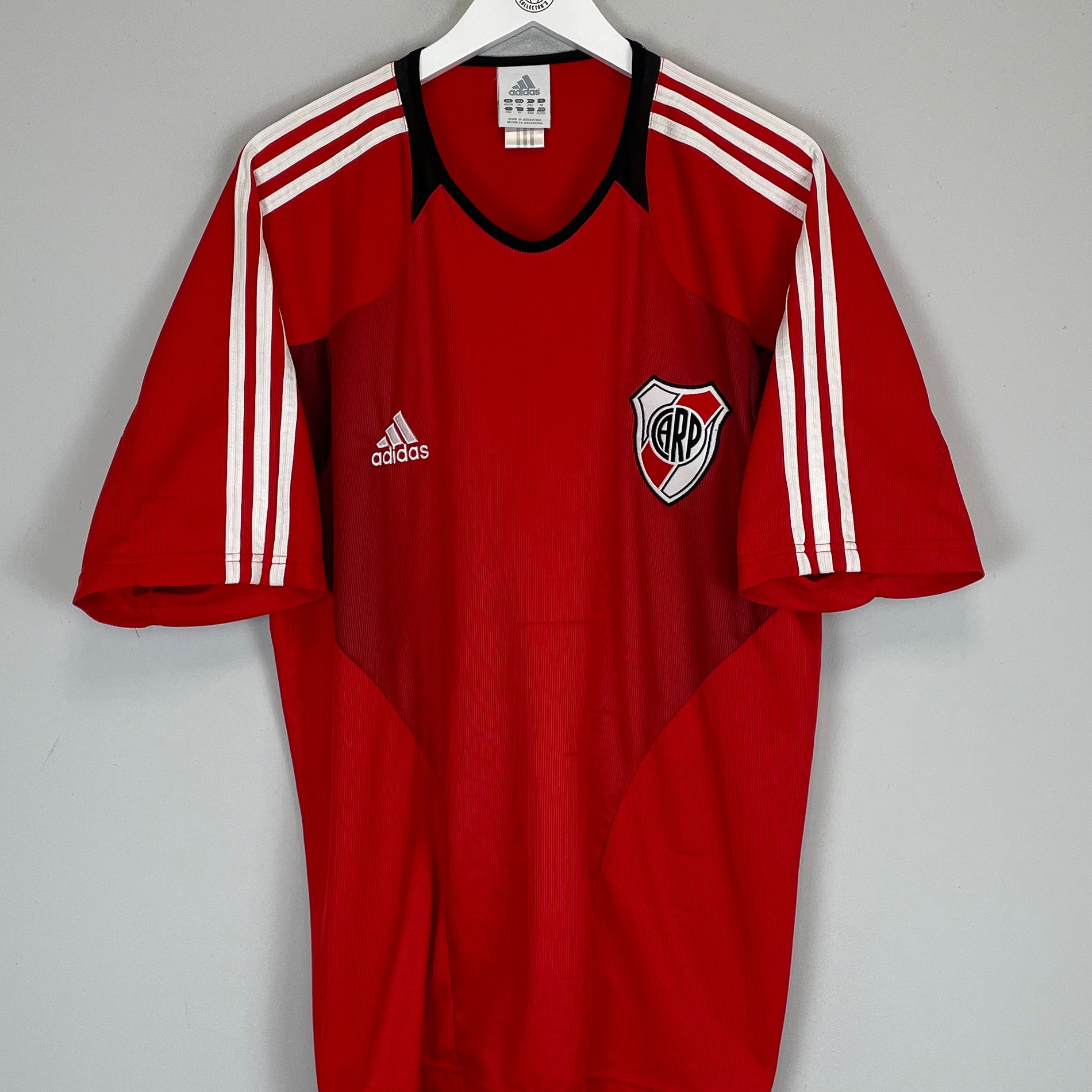 Shop 2003/05 RIVER PLATE TRAINING SHIRT (XL) ADIDAS, classic football shirts, vintage football shirts & retro soccer jerseys at Cult Kits