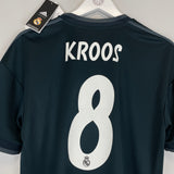 Shop 2018/19 REAL MADRID KROOS #8 *BNWT* AWAY SHIRT (M) ADIDAS, classic football shirts, vintage football shirts & retro soccer jerseys at Cult Kits