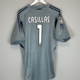 2004/05 REAL MADRID CASILLAS #1 GK SHIRT (M) ADIDAS