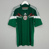Shop 2014/15 MEXICO HOME SHIRT (L) ADIDAS, classic football shirts, vintage football shirts & retro soccer jerseys at Cult Kits