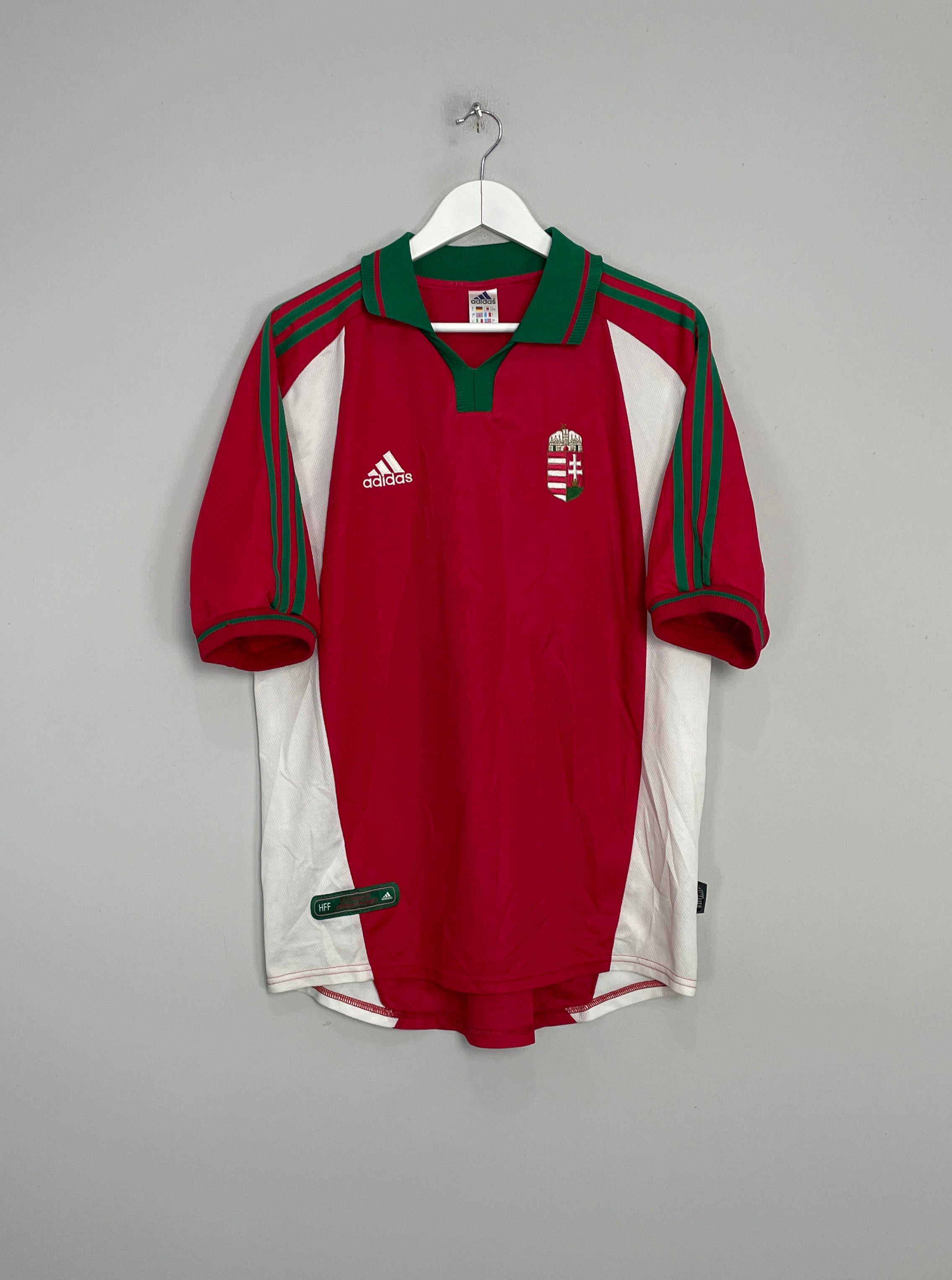 Shop 2000/02 HUNGARY HOME SHIRT (L) ADIDAS, classic football shirts, vintage football shirts & retro soccer jerseys at Cult Kits