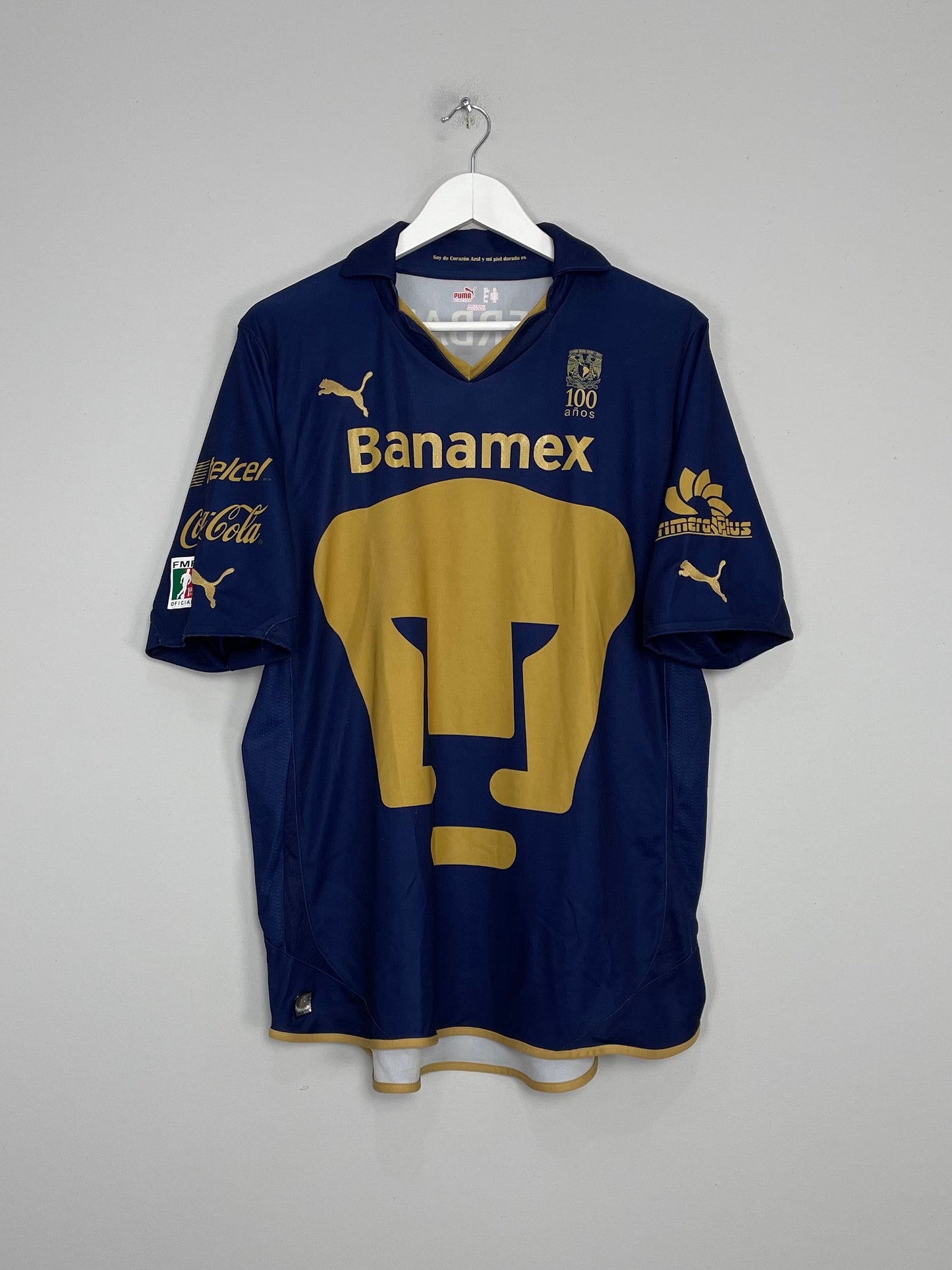Image of the UNAM Pumas shirt from the 2010/11 season