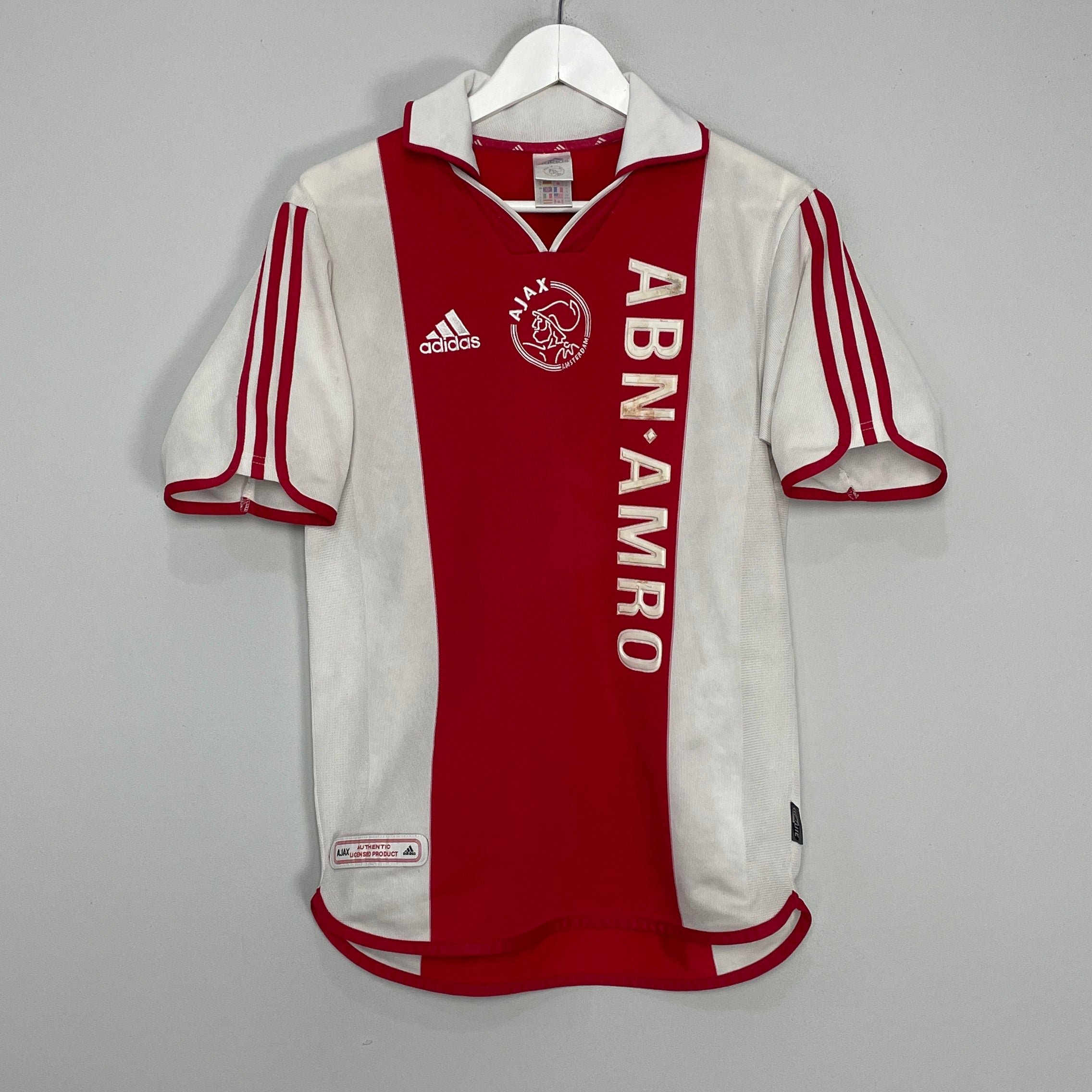 Shop 2000/01 AJAX HOME SHIRT (S) ADIDAS, classic football shirts, vintage football shirts & retro soccer jerseys at Cult Kits