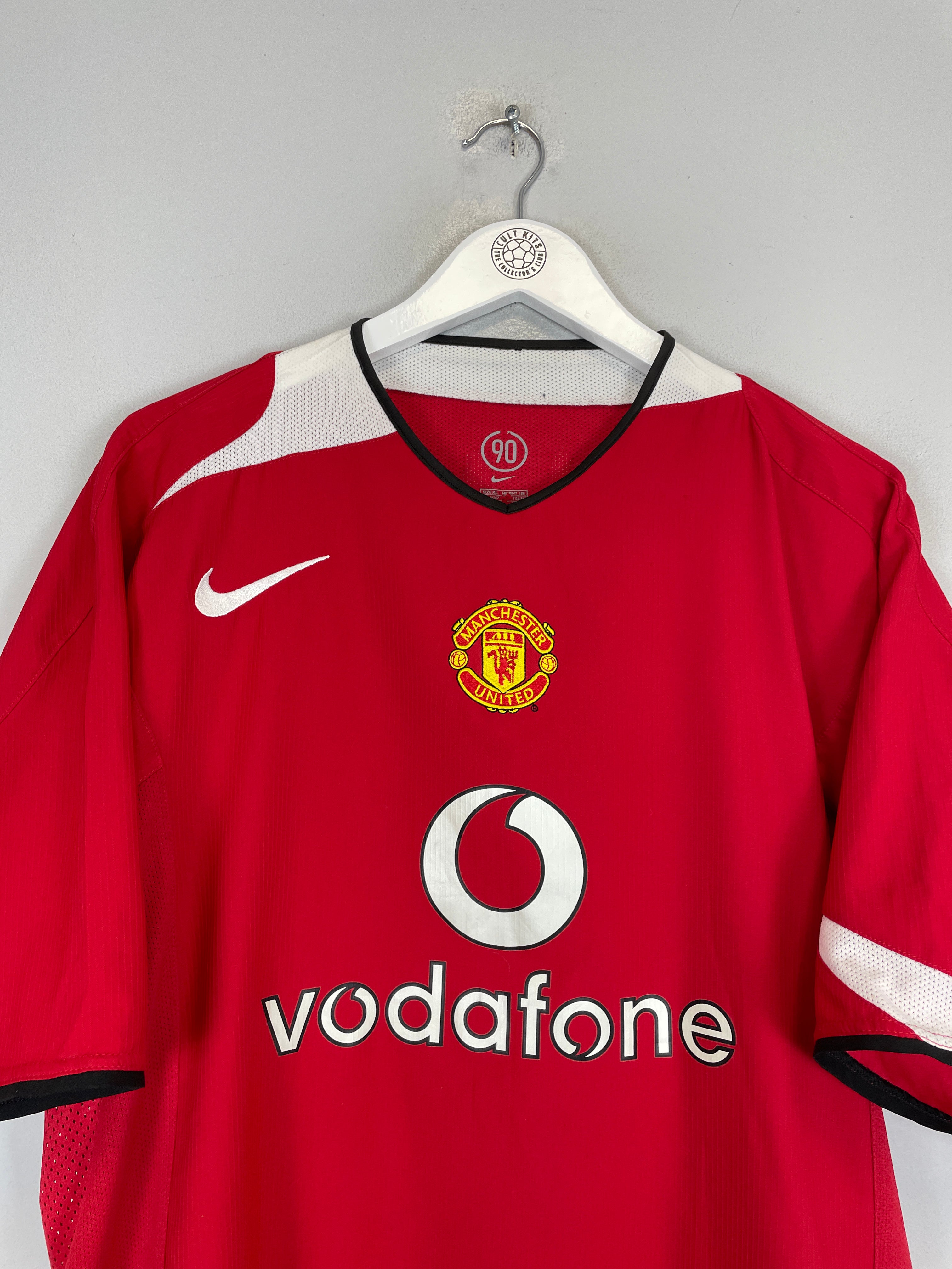 Shop 2004/06 MANCHESTER UNITED RONALDO #7 HOME SHIRT (XL) NIKE, classic football shirts, vintage football shirts & retro soccer jerseys at Cult Kits
