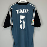 2001 REAL MADRID ZIDANE #5 THIRD SHIRT (XL) ADIDAS