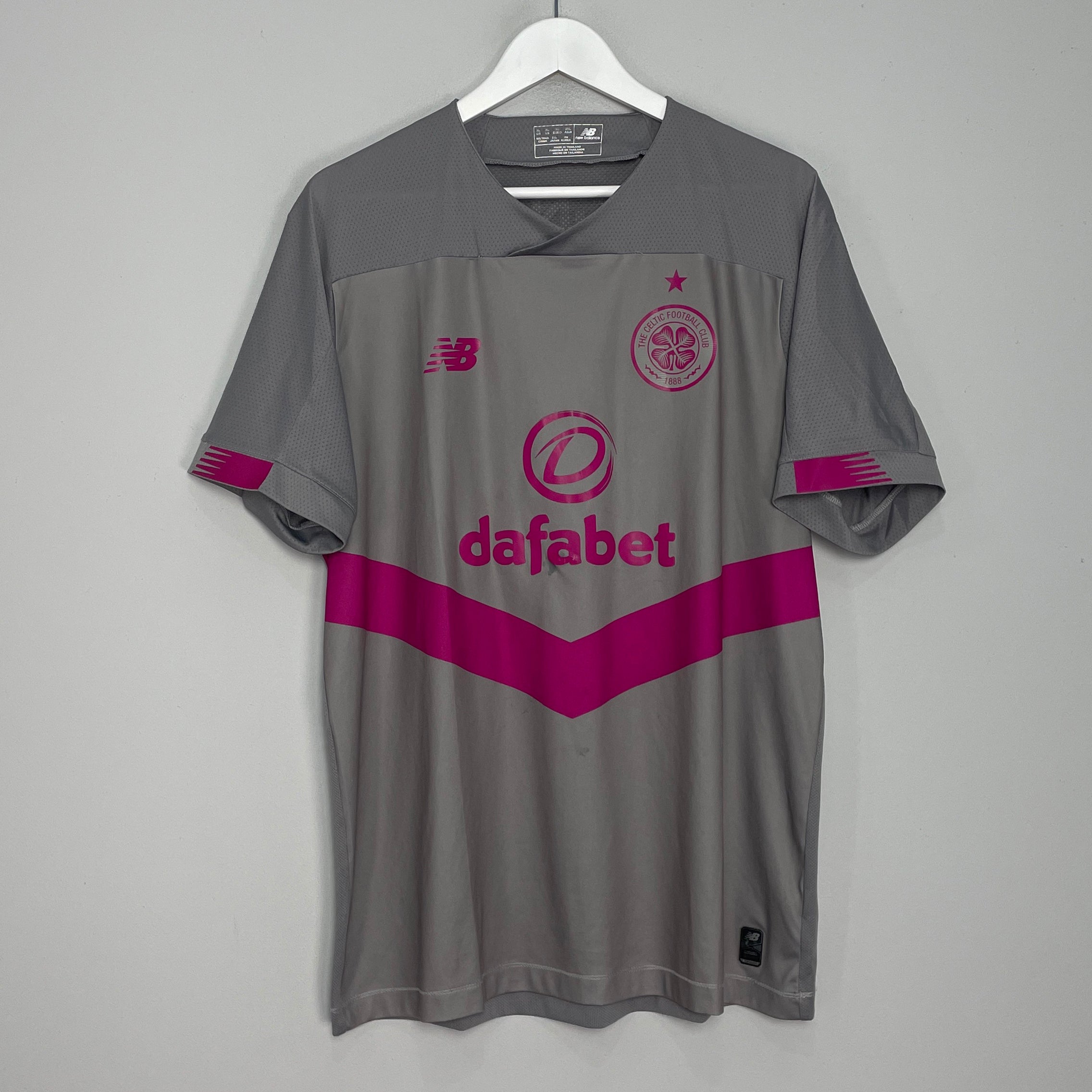 Shop 2019/20 CELTIC THIRD SHIRT (XL) NEW BALANCE, classic football shirts, vintage football shirts & retro soccer jerseys at Cult Kits