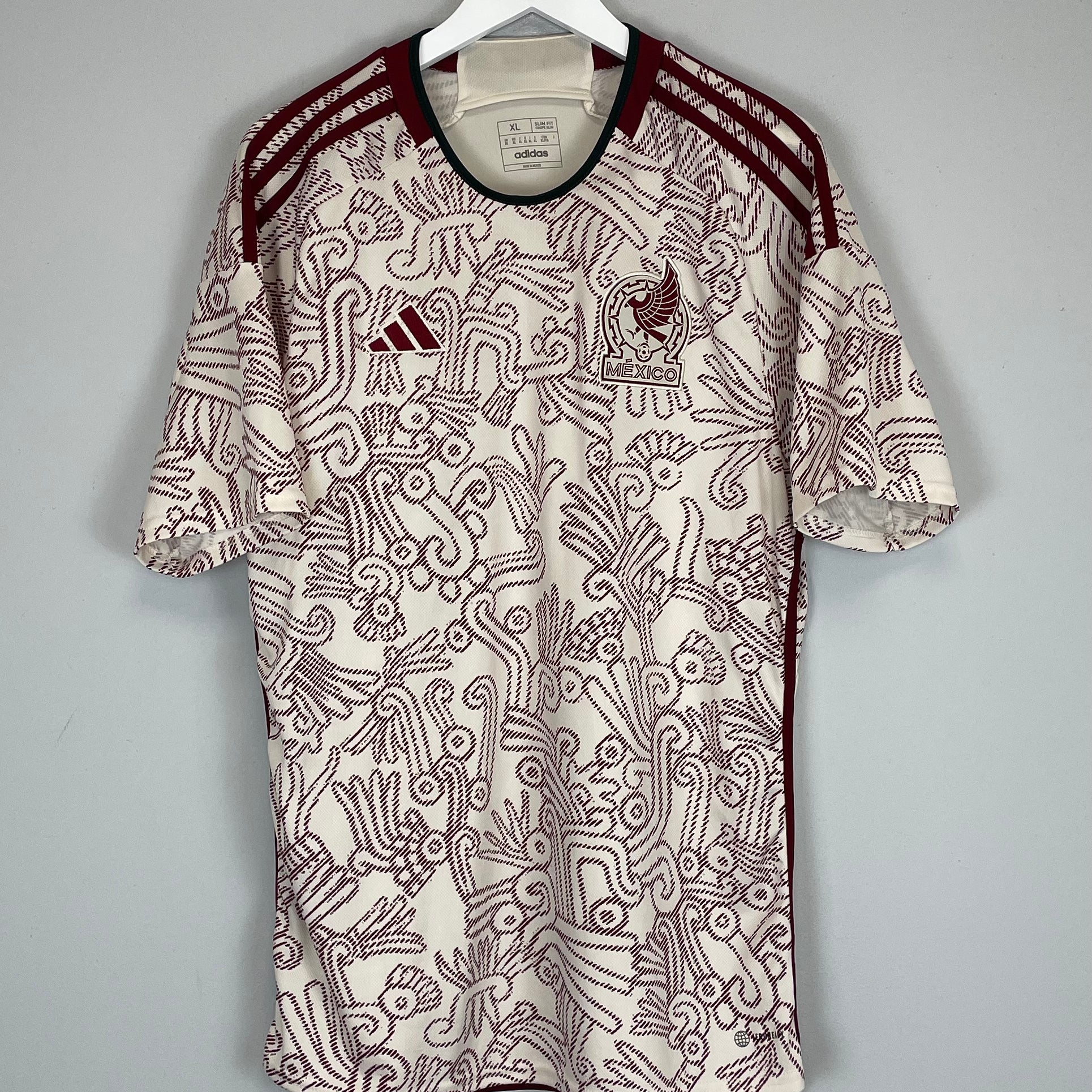 Shop 2022/23 MEXICO AWAY SHIRT (XL) ADIDAS, classic football shirts, vintage football shirts & retro soccer jerseys at Cult Kits