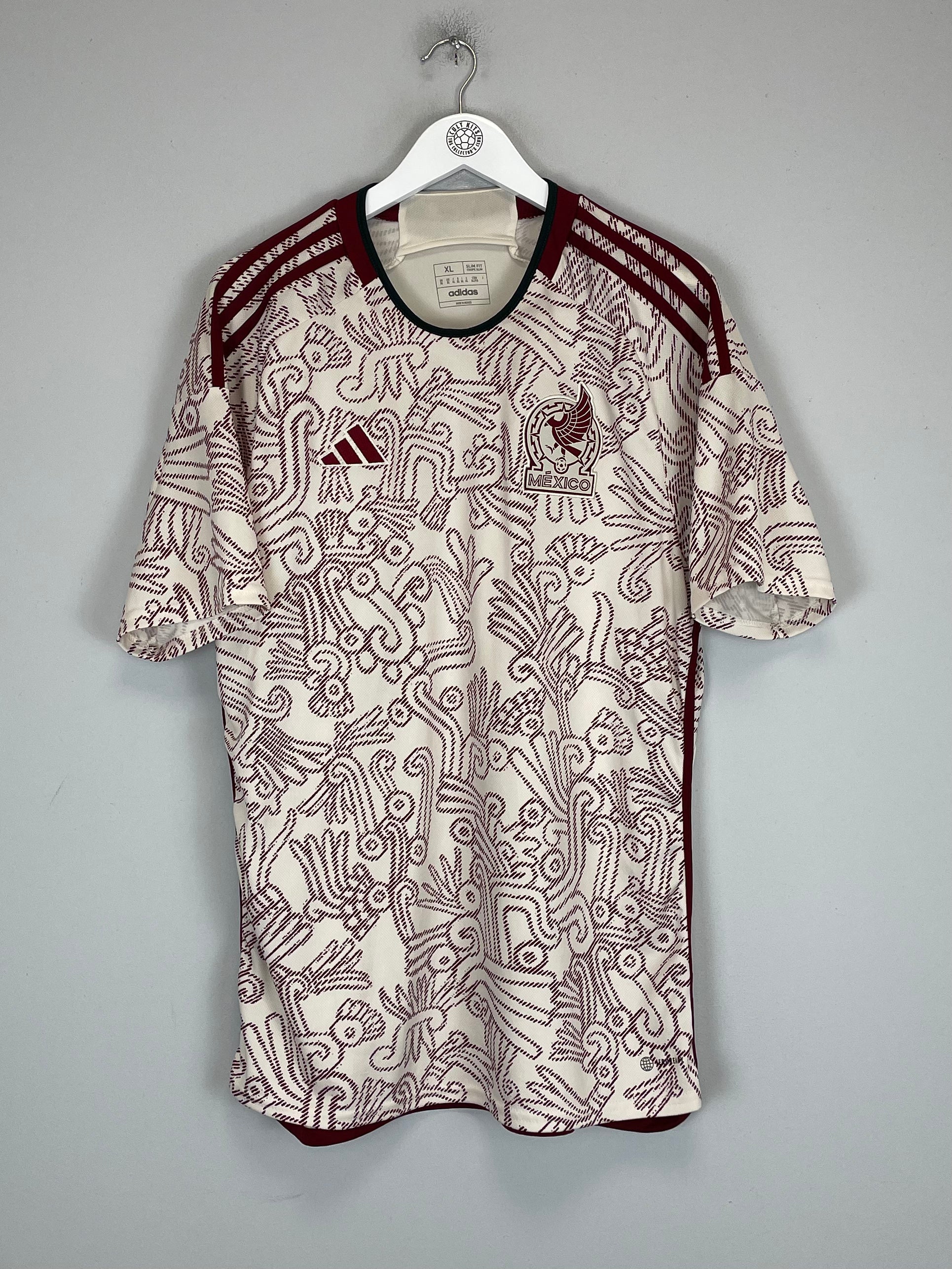 Shop 2022/23 MEXICO AWAY SHIRT (XL) ADIDAS, classic football shirts, vintage football shirts & retro soccer jerseys at Cult Kits