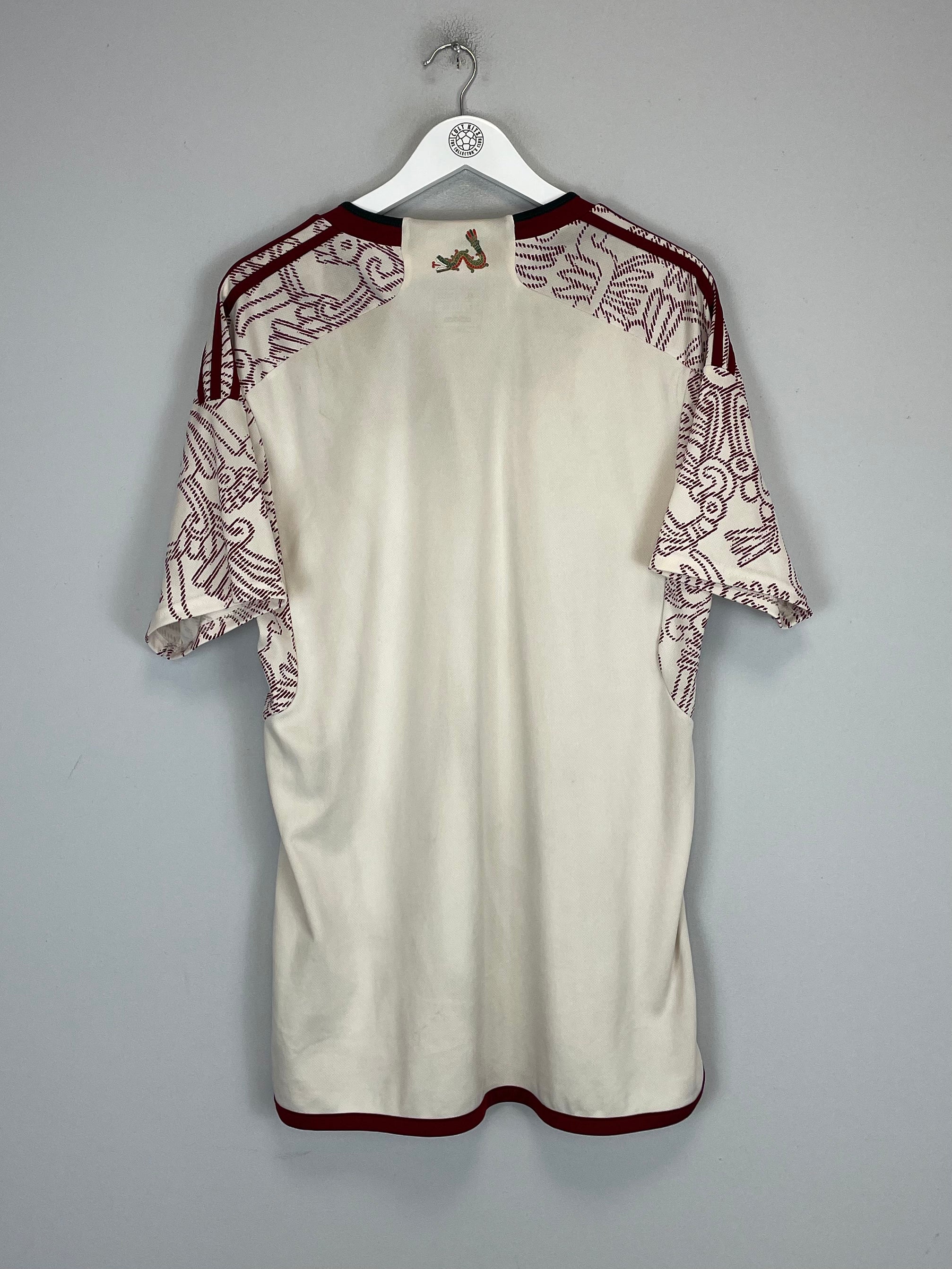 Shop 2022/23 MEXICO AWAY SHIRT (XL) ADIDAS, classic football shirts, vintage football shirts & retro soccer jerseys at Cult Kits