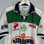 Shop 2001/02 SANTOS LAGUNA HOME SHIRT (XL) CORONA, classic football shirts, vintage football shirts & retro soccer jerseys at Cult Kits