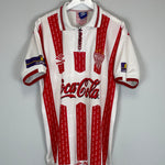 Shop 1999/00 NECAXA HOME SHIRT (XL) UMBRO, classic football shirts, vintage football shirts & retro soccer jerseys at Cult Kits