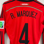 Shop 2014/15 MEXICO R.MARQUEZ #4 L/S AWAY SHIRT (S) ADIDAS, classic football shirts, vintage football shirts & retro soccer jerseys at Cult Kits